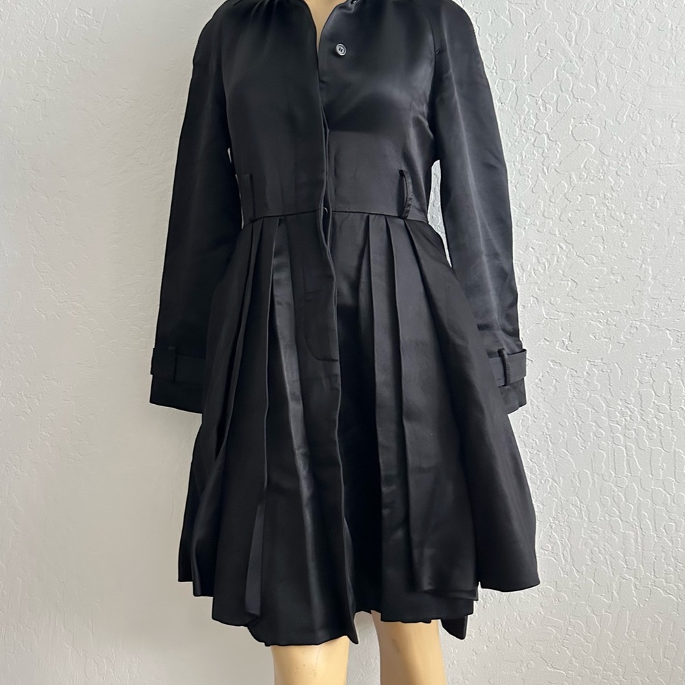 Sofia Kokosalaki Italian Satin Taylored Trench coat - Picture 11 of 14